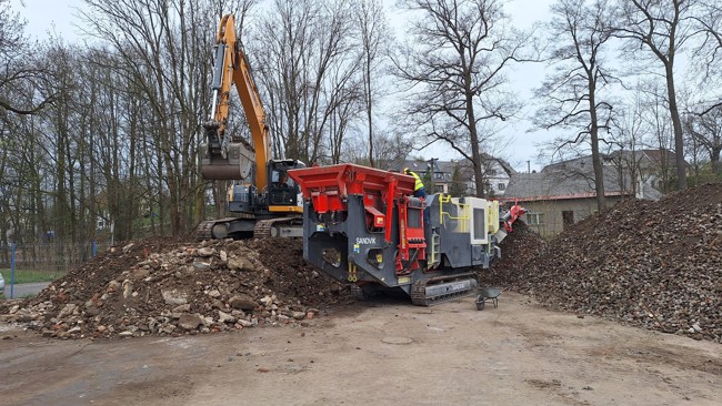 Zemní práce pro Domov pro seniory, Česká Třebová