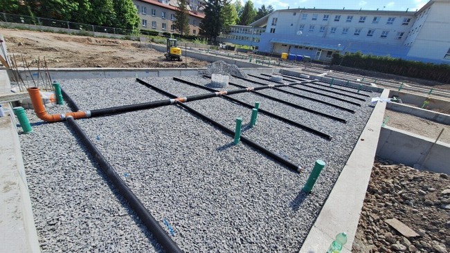 Zemní práce pro Domov pro seniory, Česká Třebová