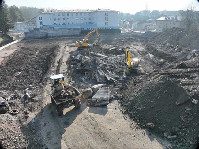 Zemní práce pro Domov pro seniory, Česká Třebová