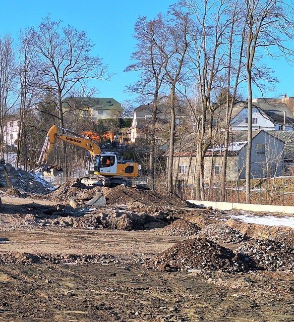 Zemní práce pro Domov pro seniory, Česká Třebová