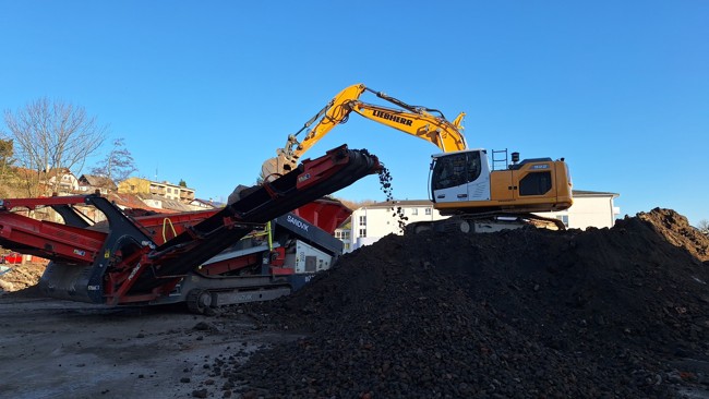 Zemní práce pro Domov pro seniory, Česká Třebová